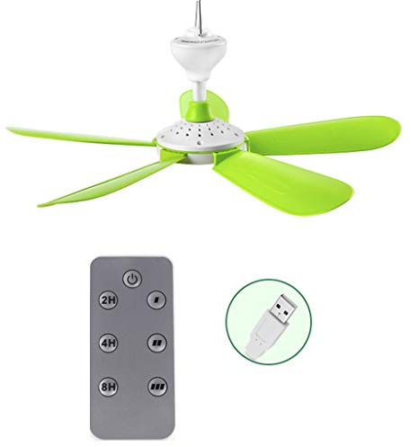 Qusinfc Portable Ceiling Fan USB Adjustable Portable Household Electric Hanging Fans With Remote Control And Timing Function Mens Gold Chains