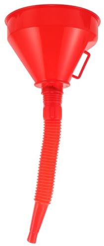 Mipcase Entonnoir Plastique avec Tuyau pour Vidange Huile et Carburant Grand Modèle avec Filtre Intégré Résistant et Polyvalent pour Voitures et Bateaux