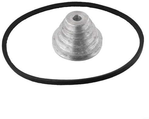 Zilimontt Pagoda Riemenscheiben-Riemenscheiben-Set für Tischbohrmaschine, Aluminium-Getrieberäder mit K660-Keilriemen, 45-stufige Geschwindigkeitseinstellung, kompatibel mit Z4116 (14 mm)