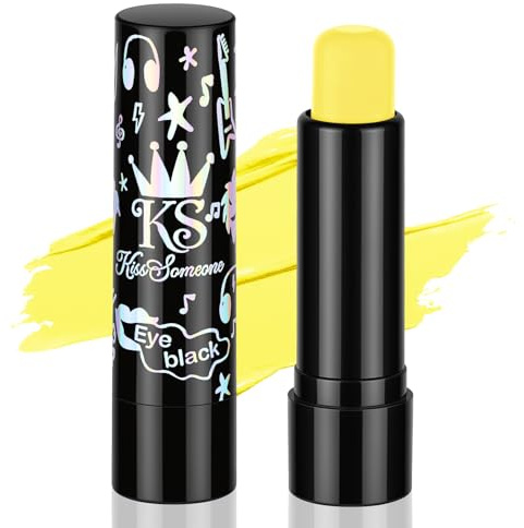 AYBUY Camouflage Peinture Visage Crayon Corporel en Baton | Crayon Visage et Corporel en Baton, pour le Visage Peinture Corporelle pour Cosplay, Carnaval, Halloween, No?l, Jaune
