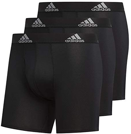 adidas Performance Boxer - Calzoncillos para Hombre (3 Unidades), Color Negro y Negro y Negro y Negro