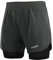 Lixada Hombres Pantalónes Cortos de Running 2-en-1, Pantalones Cortos de Atletismo, Pantalones Cortos de Fitness Maratón, Transpirable Pantalones+Secado Rápido