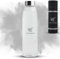 Luckymoose® Glasflasche kompatibel mit Sodastream Crystal 2.0 Wassersprudler 675 ml - 55% leichter - Premium Flasche aus extrahartem Borosilikatglas, spülmaschinenfest, BPA-frei