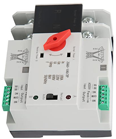 Interruptor de Transferencia Automática de Doble Potencia, Controlador Ininterrumpido de 2 Vías, Interruptor de Cambio de 220V, ZGQ5-100/2P, Generador para Exteriores