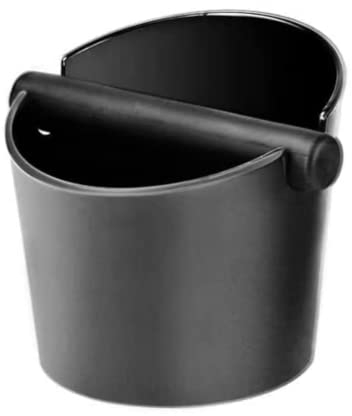 ITALPARTS Edelstahl Abklopfbehälter für Siebträger. Espresso Knock Box 12.5Cm [Medium] Abschlagbehälter für Siebträger. Abschlagbox