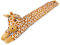 CERAYOU 91.4 cm robuster Zugluftstopper unter der Tür, niedliche Tierform, Tür- und Fenster-Zugluftschutz, um Energie zu sparen, dekorativer gewichteter Bodenisolationsstopper, Staubblocker, Giraffe