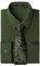 HISDERN Chemise Vert Homme Manches Longues Formelle Chemises Business avec Cravate Habillée Chemise Mariage Casual avec Poche Regular XL