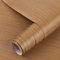 Arthome Auto Adhésif Papier de Contact Marron Bois Papiers Peints, 42cmx10m Autocollant Décoratif vinyle Film Imperméable pour Comptoir Etagère Revêtement mural Amovible facile à nettoyer