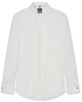 OLYMP Level Five Body fit Galahemd Langarm Blickdicht Twill beige