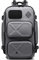 VARLIVOO Laptop Backpack 15.6 Inch Business Travel Backpack Large Expandable Anti-Theft Rucksack with USB Charging Port and Password Lock Waterproof College Backpack for Men Gray