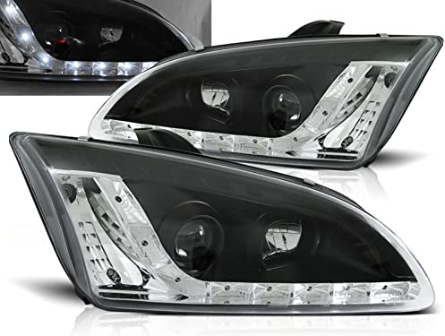 LED Scheinwerfer Set in schwarz für Ford Focus C307 09.2004-01.2008-
