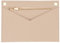 WADORN Filz-Handtaschen-Einsatz, Former Für Clutch-Umschlag-Tasche Umrüstsatz Für Umhängetaschen Herausnehmbare Große Tasche Geldbörsen-Einsatz Mit Ösen Für LV Kirigami Pochette, 15.7x22 cm, Khaki