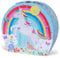 Kids Tin Afternoon Tea Party Musical Girl Set 11 Piece Rainbow Fairy With Decorative Matching Storage Box Eco Friendly