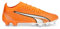 PUMA Tacos de fútbol Ultra Match Firm Ground/Ag para mujer, suelo firme, color naranja, Naranja, 40 EU