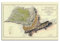 GELS Sao Paulo Landkarte Vintage Relief Karte Poster Dekorative Malerei Leinwand Kunst Bild 30 x 45 cm