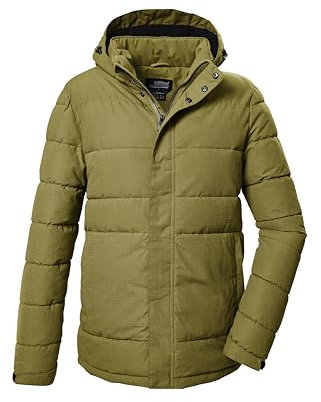 killtec Herren Steppjacke mit abzippbarer Kapuze/Funktionsjacke ist wasserabweisend KOW 2 MN QLTD JCKT, blasses oliv, XL, 41836-000