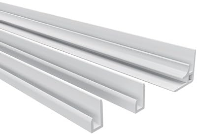 Aica Sanitär Dekowand Duschrückwand Zubehör Montage Aluminium Profile Montagezubehör