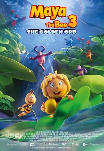 Poster, Motiv: Biene Maja die goldene Kugel, A4, Wandkunst, Heimdekoration, Filmposter, Leinwand, Film, Kino, Retro, Vintage, Kult, klassisch, Nostargic, Saga, moderner Nachdruck, wir drucken jedes