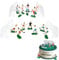 9pcs Football Cake Decoration Set – Reusable Football Birthday Party Supplies, Cupcake Toppers, and Decorative Picks for Adults' Sports-Themed Celebrations