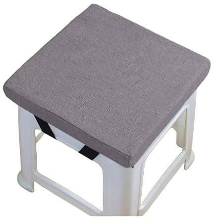 Hocker-Kissen 30x30/25x25cm Sitzkissen Stuhlkissen Quadratisch Stuhlauflage, Bequem Weiches verdickte Kissen Sitzpolster, Kissen für hocker für Außen Oder Innen(Q8,28x28x5cm)