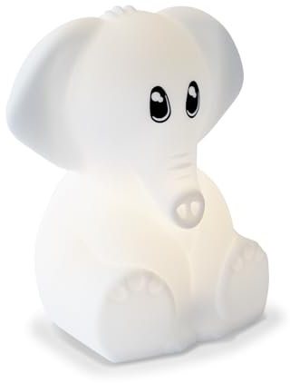 KIDYWOLF Nachtlicht mit Farbwechsel Elefant 15cm