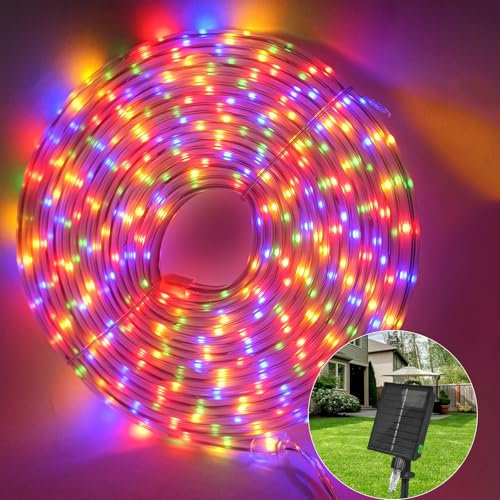 Solar Lichterkette Aussen,7M lichterkette Außen Solar,8 Modi Weihnachtsdeko Aussen,IP65 Wasserdicht Led Lichterkette Außen für Balkon, Garten, Weihnachtsbaum, Party