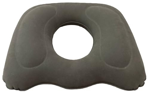 Aufblasbares Donut-Kissen, Orthopädisches Sitzkissen, Sitzring Steißbein Entlastung, Ideal für Steißbein, Prostata, Ischias, Bettwunden, Hämorrhoiden Sitzkissen für Zuhause, Büro, Auto, Grün