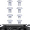 eXtremeRate ThumbsGear Interchangeable Thumbsticks for PS5 Edge Controller, Replacement Original White Analog Thumb Sticks Caps for PS5 Edge Controller - 4 Heights 3 Surfaces Grips -NO Thumbstick Base