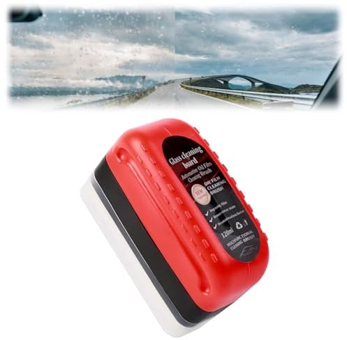 Multifunctional Car Oil-Film Cleaning Brush, Automotive Oil-Film Cleaning Brush, 120ML CarWindscreen Cleaner, OilRepellent Films for Cars Window, Windshield OilRemover to Improve Clarity Visibility