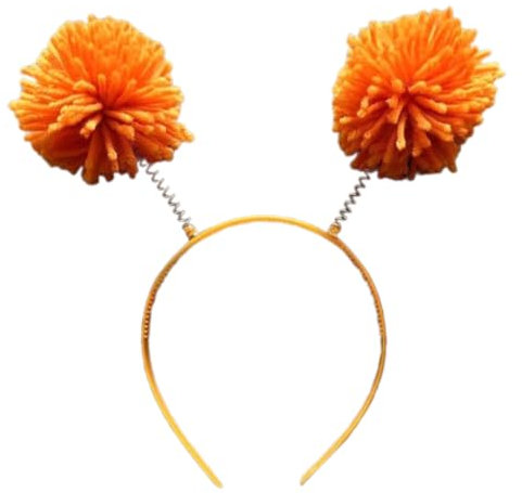 FackLOxc Stirnband Foto Requisiten Party Spaß Stirnband Party Pompons Karaoke Party Haarreifen Weihnachten 2025 für Neujahr Bühne