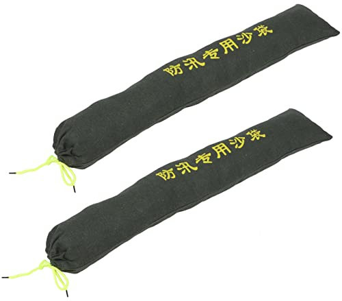 Gadpiparty Barriera Anti-allagamento - 2 Sacchi Di Sabbia in Tela Barriera Anti-acqua Per Porta Da Garage Sacchi Di Sabbia Realizzati Per