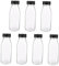 BRIGHTFUFU 8Pièces Bouteilles Verre Transparent Pour Yaourt Jus Et Lait Bouteilles De Boisson Idéales Pour Stockage Et Conservation