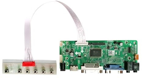 Carte Contrôleur LCD DV170YGZ-N10 DV170YGM-N10 Compatible HDMI + VGA + DVI, Carte Logique T-CON, Carte Contrôleur(Micro HDMI to HDMI)