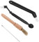 Ipetboom 1 Set Coffee Cleaning Brush Set Espresso Machine Maintenance Kit Compact Versatile Brushes for Grinders Coffee Machines Effortless Cleaning Tool