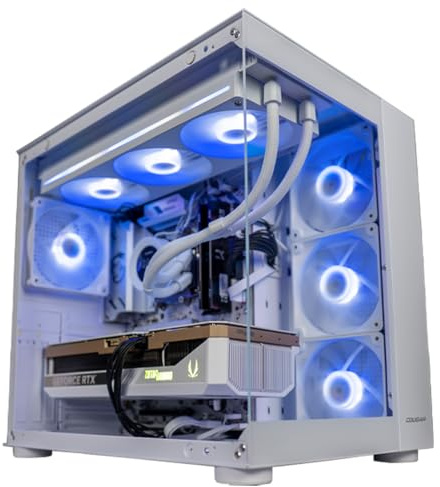GLADIO VS2 EVO - Pc gaming Ryzen 5 9600X, Rtx 5060 Ti 16Gb White, Ram 32Gb DDr5 6000 Mhz, Ssd NVMe 1000Gb, Dissipatore a liquido 360mm, Windows 11 Pro, Pc desktop gaming, fino a 5,40 ghz