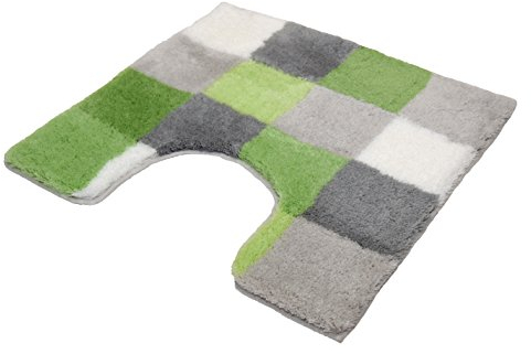 Kleine Wolke WC-Vorleger Caro Badteppich, 100% Polyacryl, distel, 55 x 55 cm