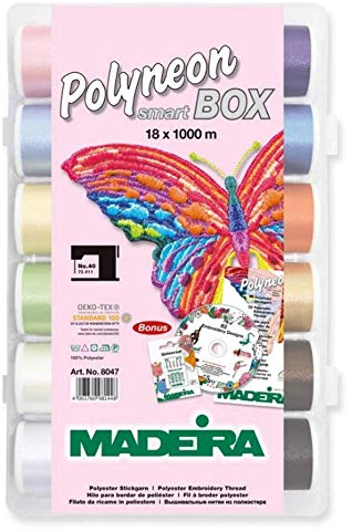 madeira|smartbox: Spulen Polyneon No. 40: 18 x 1000 m: Gelpad | 8047