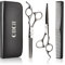 CIICII Kit Ciseaux Coiffure Professionnel, 6,5 Pouces Ciseaux de Coiffure - Ciseau Cheveux (Ciseaux Coiffeur Barbier Desepaissir Sculpteur Effileur) pour Bricolag Domicile Salon (Argent-8Pcs)
