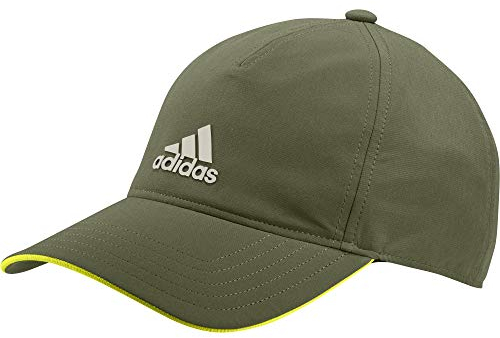 adidas Unisex A.r Bb Cp 4a Beanie Mütze, wild pine/alumina/acid yellow, M EU