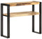 vidaXL Table Console Table de Couloir Table d'Entrée Table sous Miroir Salon Salle de Séjour Maison Intérieur 90x30x75 cm Bois de Manguier Brut