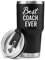 Panvola Best Coach Ever Sports Football Baseball Basketball Soccer Gym Trainor Trainer Mentor Appreciation from Team Members Vacuum Insulated Stainless Steel Travel Mug with Straw (30 oz)