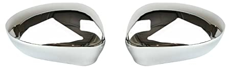 BSSTORE Paar Spiegelkappen Verchromt Glänzend für 500 von 2007> 89820+89830 (Rechts + Links)
