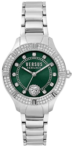 Versus by Versace Damenuhr Canton Road Stahl/Grün VSP263621