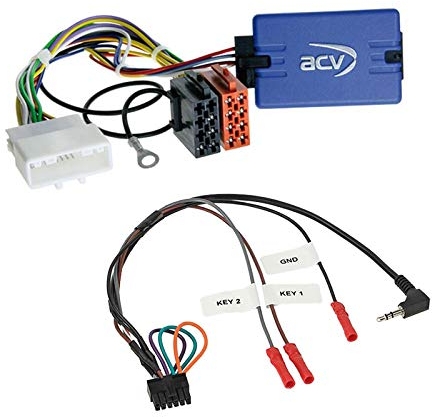 Lenkradfernbedienung Adapter Interface LFB Multi-Anschluss passend für Nissan Qashqai 2007-2013 kompatibel mit verschiedenen Autoradios