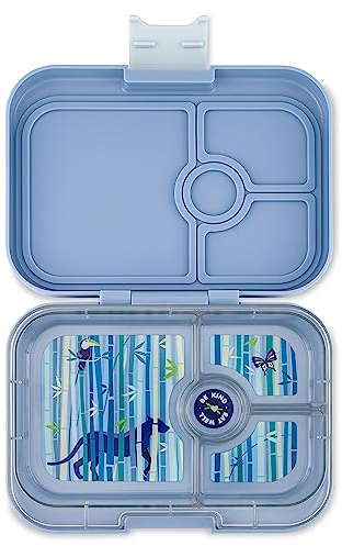 yumbox Panino - Lonchera Bento a prueba de fugas para niños y adultos (azul perezoso (bandeja de pantera)), HBII202303N