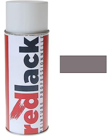 Redlack Peinture aérosol RAL 7037 Mat multisupport