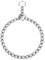 HAPPY HACHI Choke Chain for Dogs 40cm, Strong Slip Chain Collars Anti Chew for Medium Large Pet Dog, Silver Metal Necklace for Puppy Training Walking