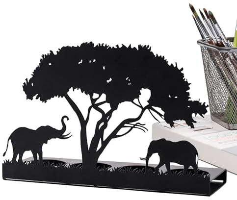 Kaxenig Elefanten-Kerzenhalter, Teelichthalter Aus Metall Tier Teelicht Kerzenständer Teelicht Kerzentablett, Elch Giraffe Elefant Kerzenständer, Weihnachtsdekorationen