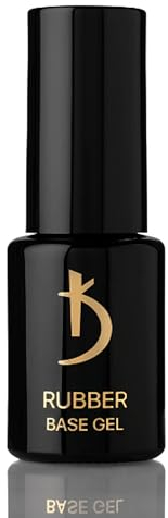 K Professional Rubber Base Gel - Base Coat Gel Polish UV LED Soak Off - Unterlack Nagellack Hochbeständige, Einfaches Anbringen und Entfernen 12 ml