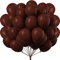 luftballons matt Kaffee Braun- 50 Stück Luftballons - 30 cm/12 zoll, Helium Luftballons Geburtstag, Helium Ballons Geburtstag, Regenbogen Luftballons Für Geburtstagsdeko, Luftballons Hochzeit